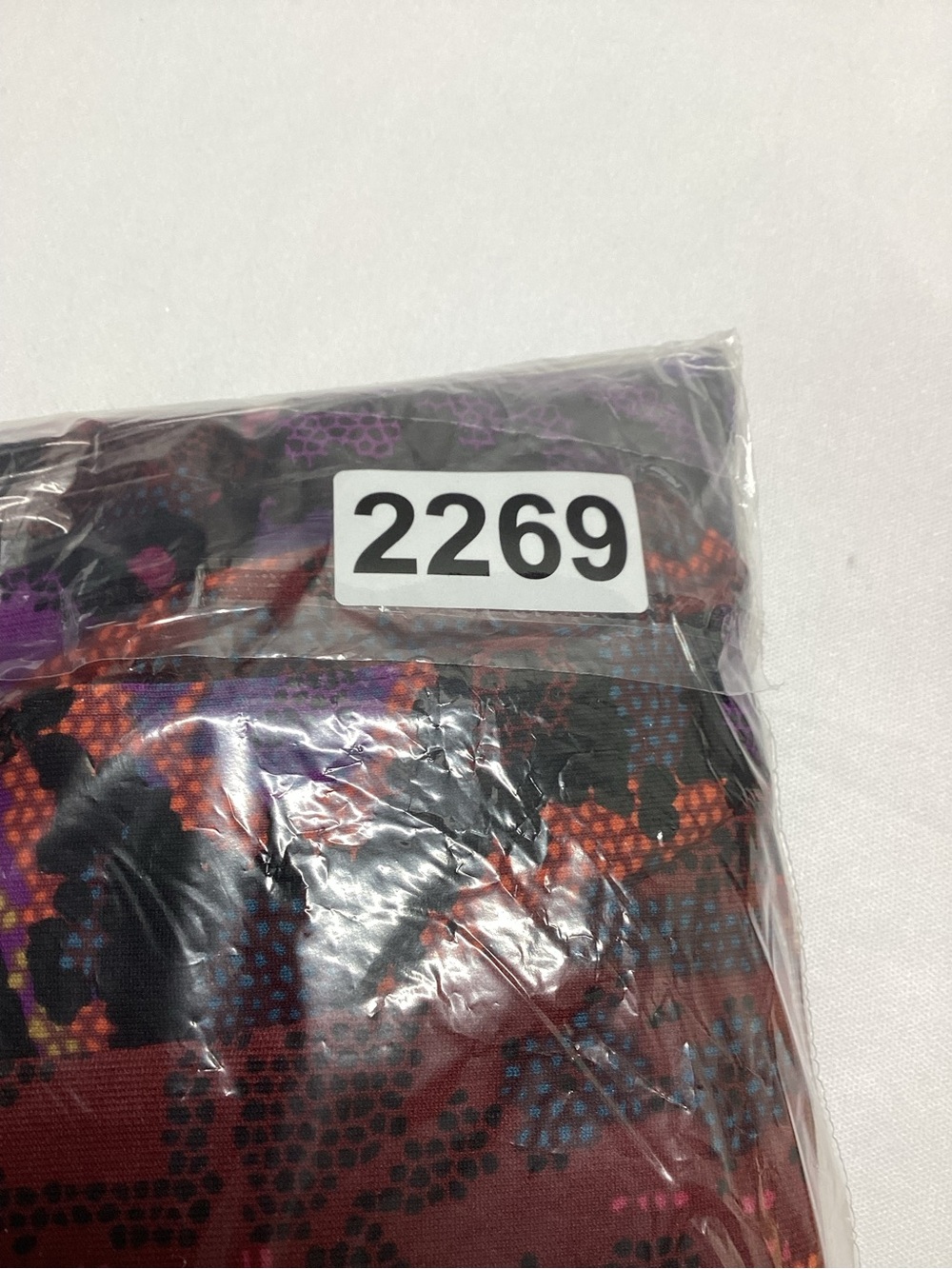 Donna Morgan Red & Purple Paisley Fit-and-Flare Dress - Picture 9 of 9